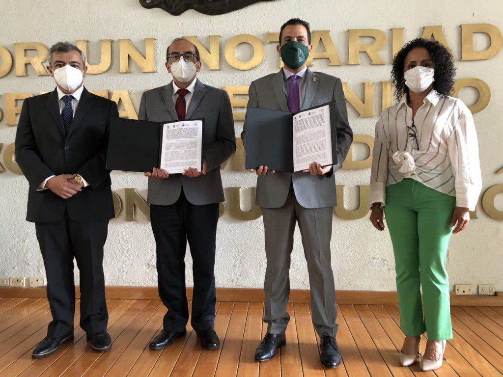 Firma de Convenio Colegio de Notarios 21-09-2021